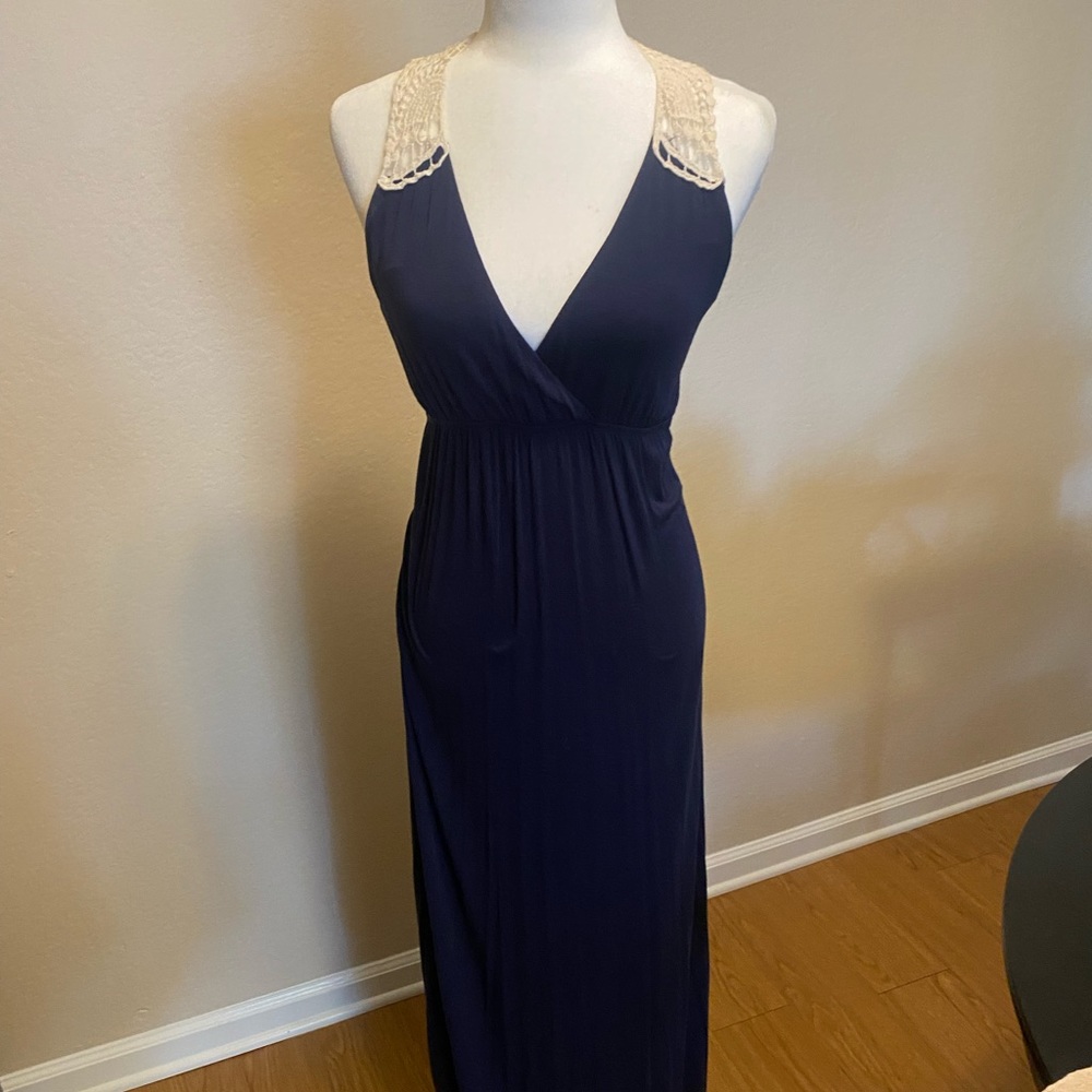 Felicity & Coco navy maxi dress